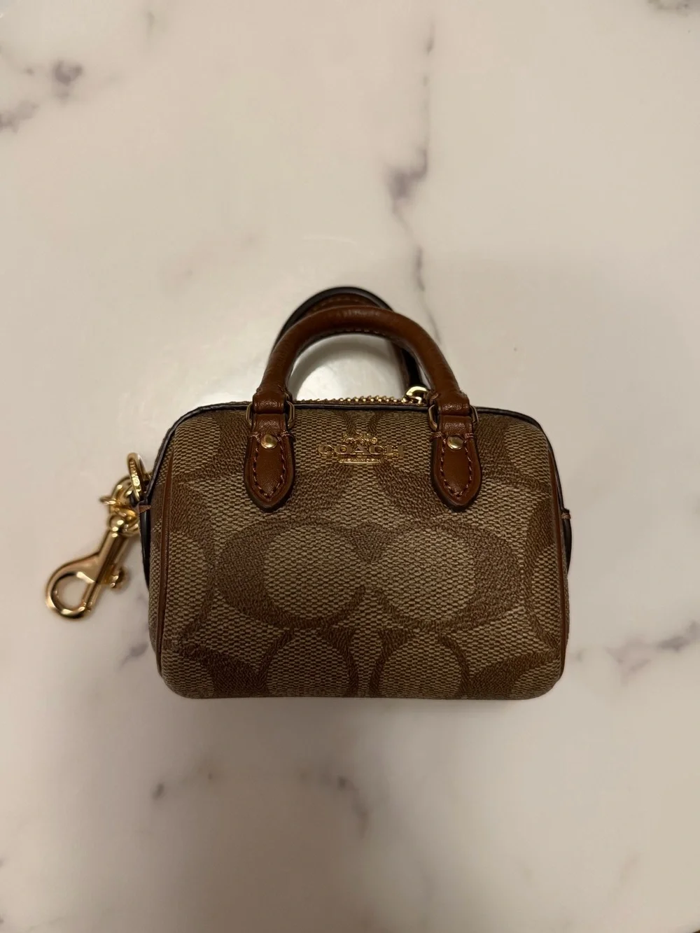 Coach Mini Rowan Bag Charm - Picture 2 of 6